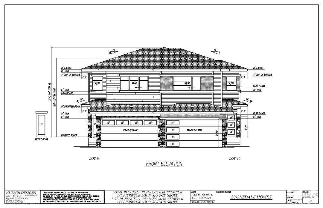 Duplex for rent: 145 Pierwyck Lo, Spruce Grove, Alberta T7X 3H1