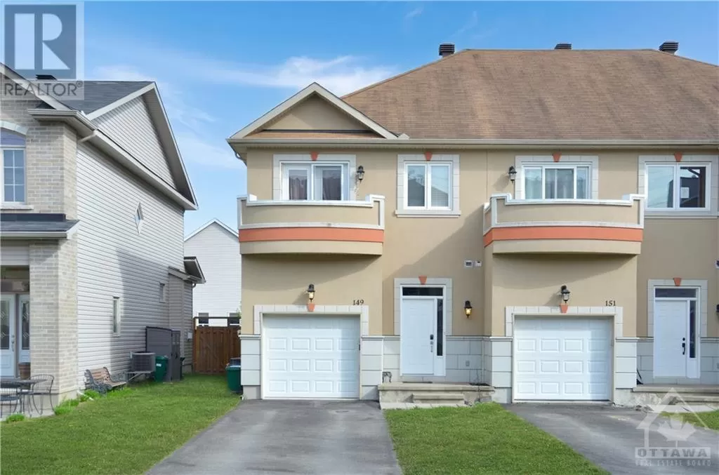 Row / Townhouse for rent: 149 Whispering Winds Way, Ottawa, Ontario K1W 0B6