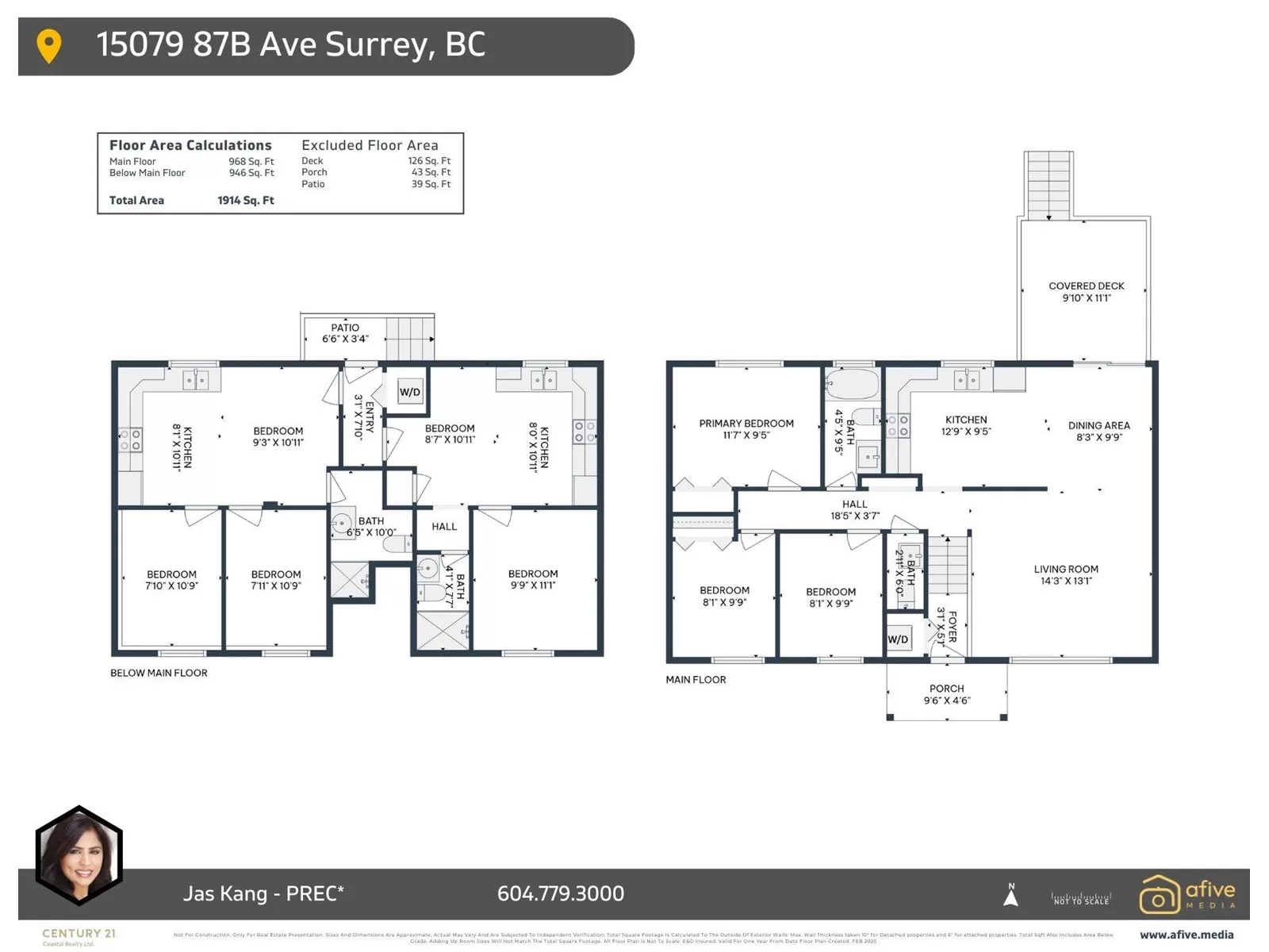 House for rent: 15079 87b Avenue, Surrey, British Columbia V3S 5G6