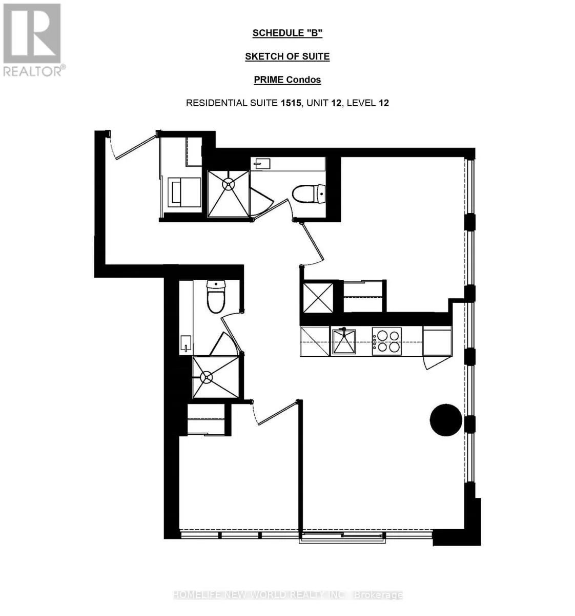 Apartment for rent: 1515 - 319 Jarvis Street, Toronto, Ontario M5B 0C8