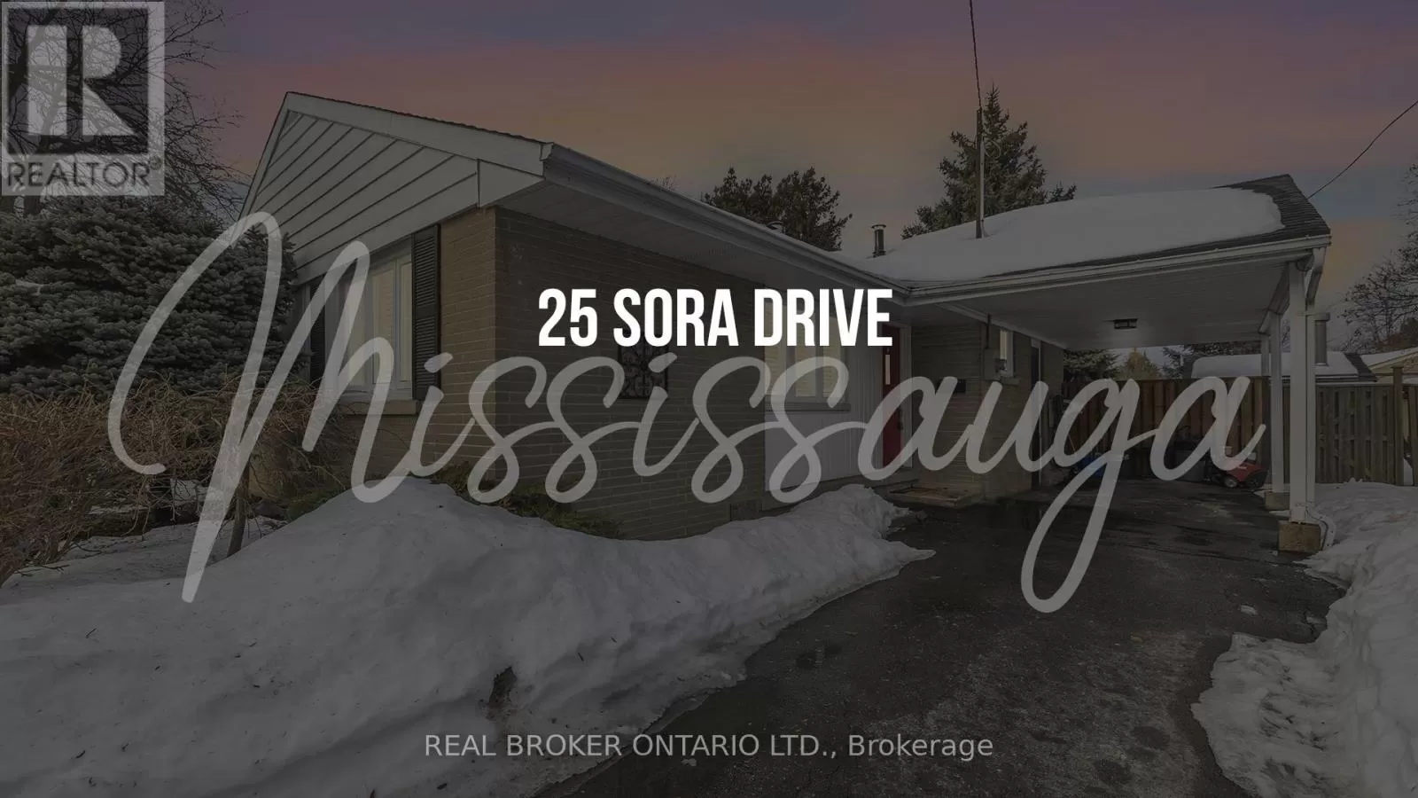 House for rent: 25 Sora Drive, Mississauga, Ontario L5M 1B3