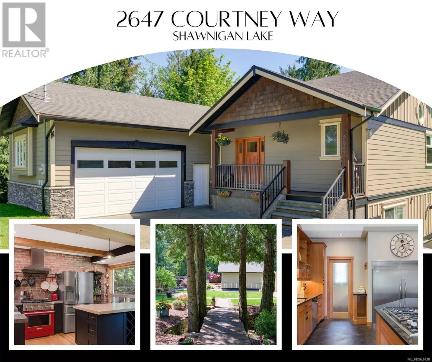 House for rent: 2647 Courtney Way, Shawnigan Lake, British Columbia V0R 2W0