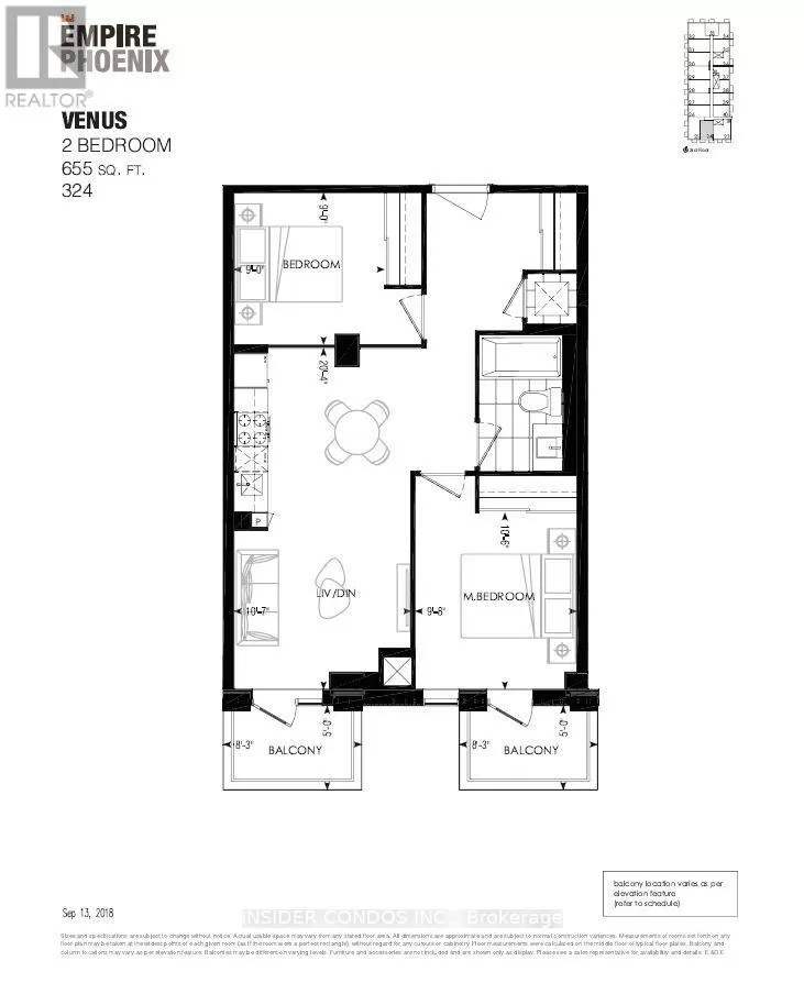 Apartment for rent: 324 - 251 Manitoba Street, Toronto, Ontario M8Y 0A7