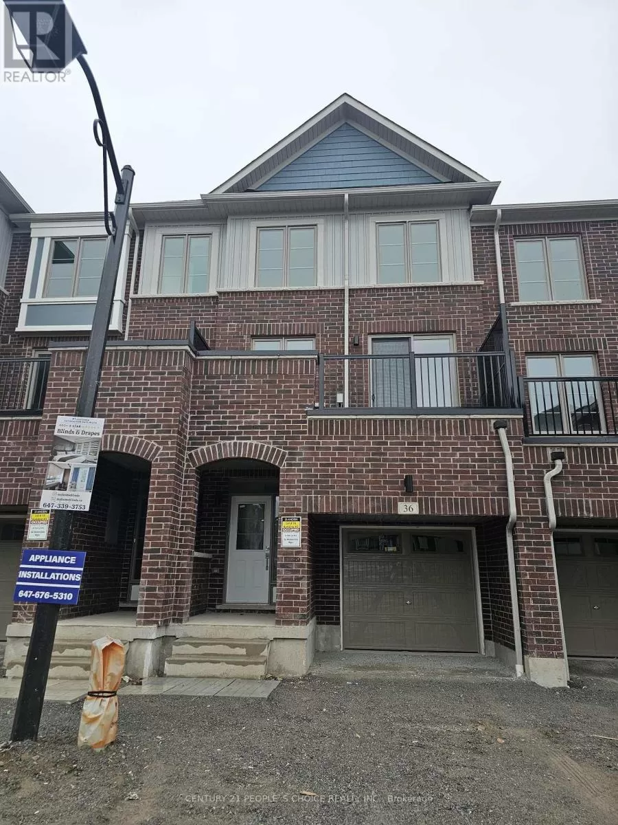 Row / Townhouse for rent: 36 Waterside Way, Whitby, Ontario L1N 0N1