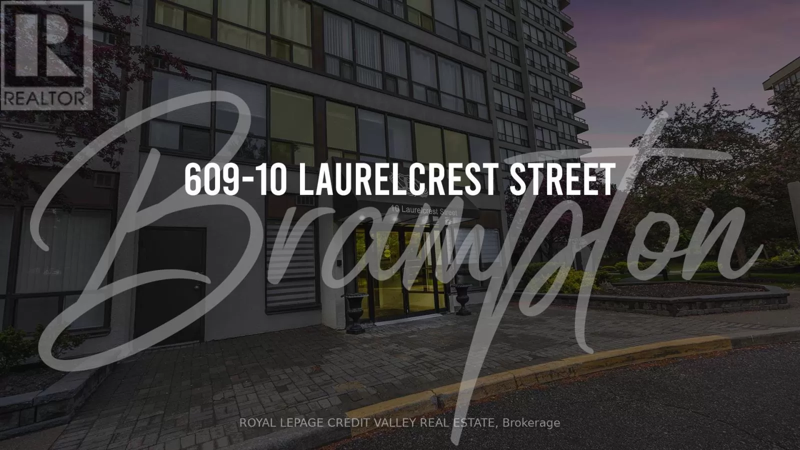 Apartment for rent: 609 - 10 Laurelcrest Street, Brampton, Ontario L6S 5Y3