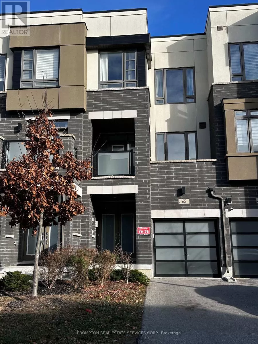 Row / Townhouse for rent: 65 Harold Lawrie Lane, Markham, Ontario L3T 0E8