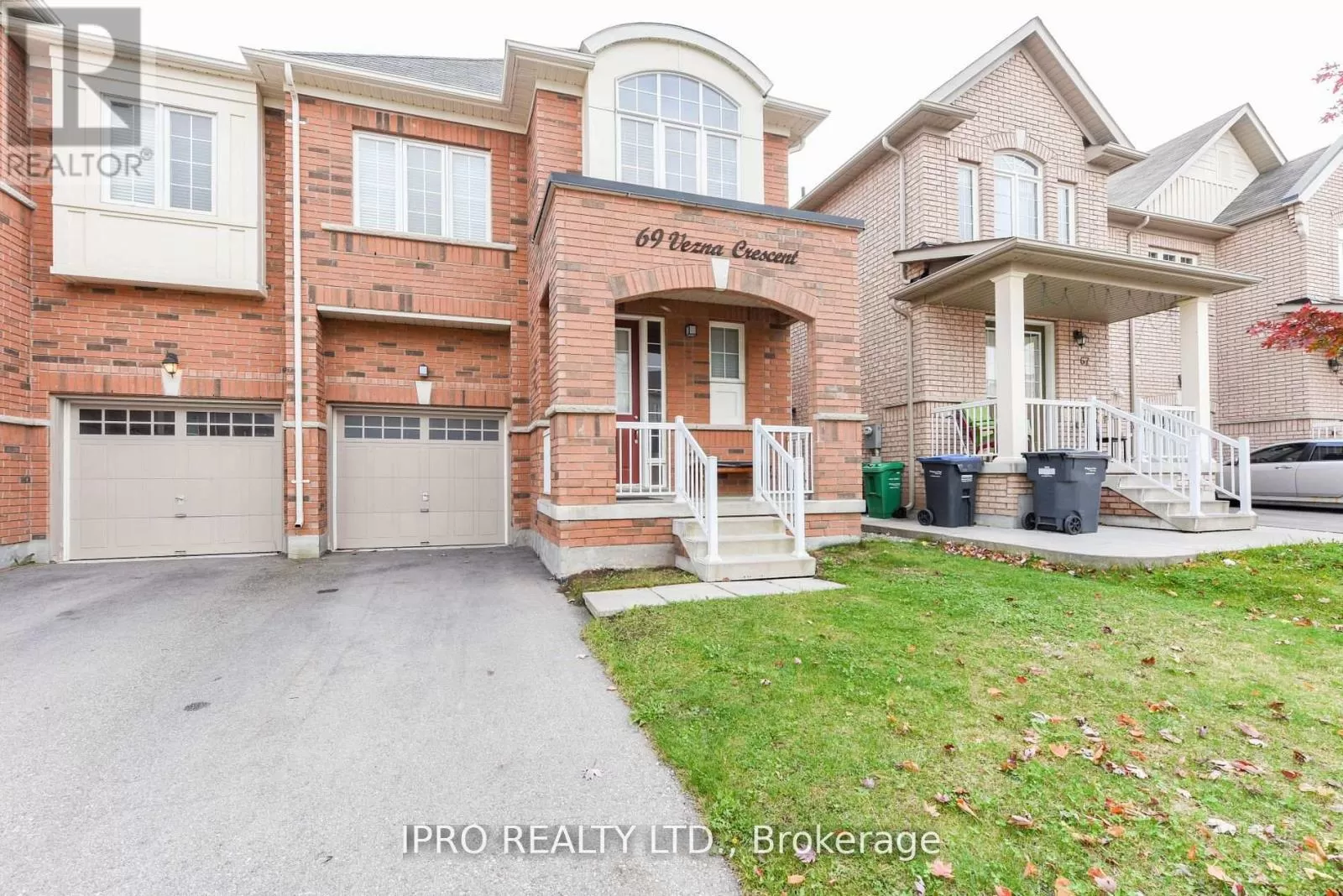 House for rent: 69 Vezna Crescent, Brampton, Ontario L6Z 5K4