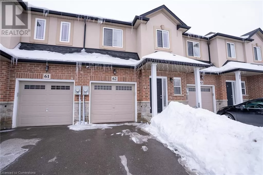 Row / Townhouse for rent: 9 Hampton Brook Way Unit# 62, Hamilton, Ontario L0R 1W0