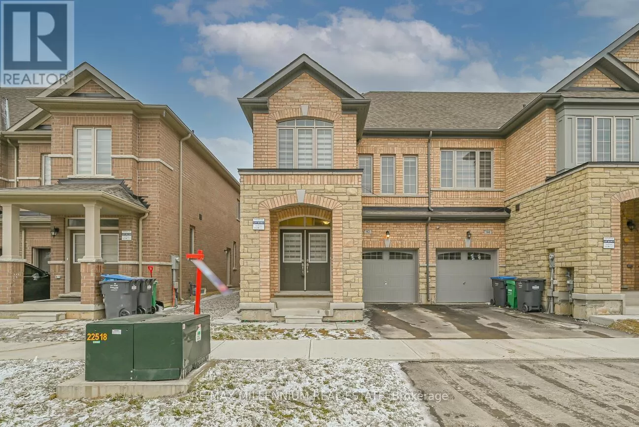 Row / Townhouse for rent: 92 Adventura Road, Brampton, Ontario L7A 5A7