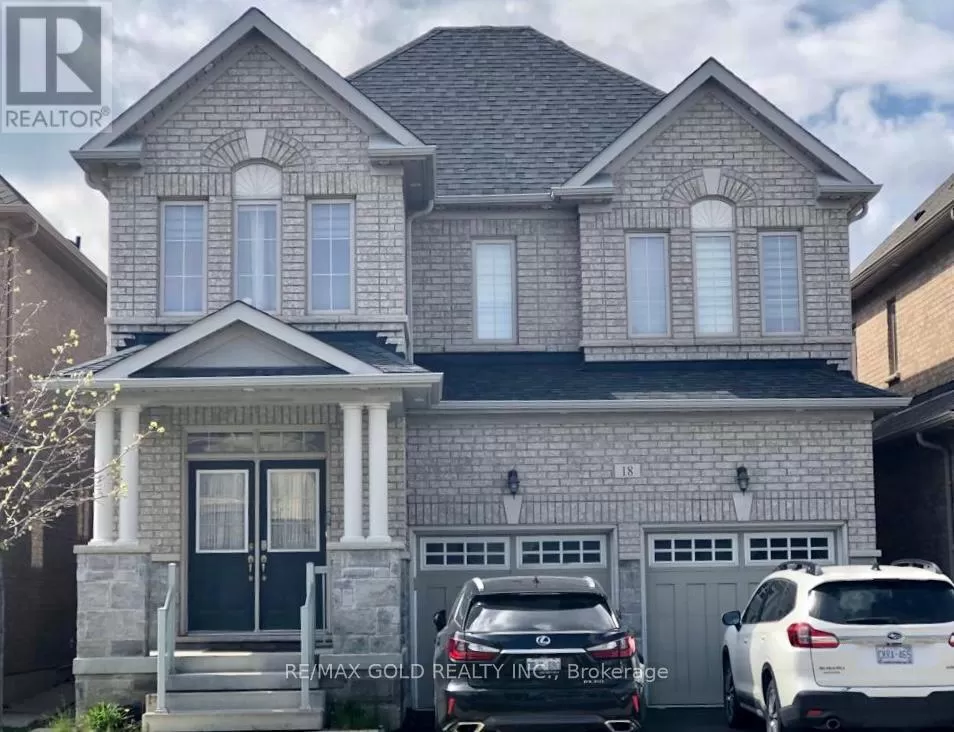 House for rent: (upper) - 18 Ricardo Road, Brampton, Ontario L6P 3Z1