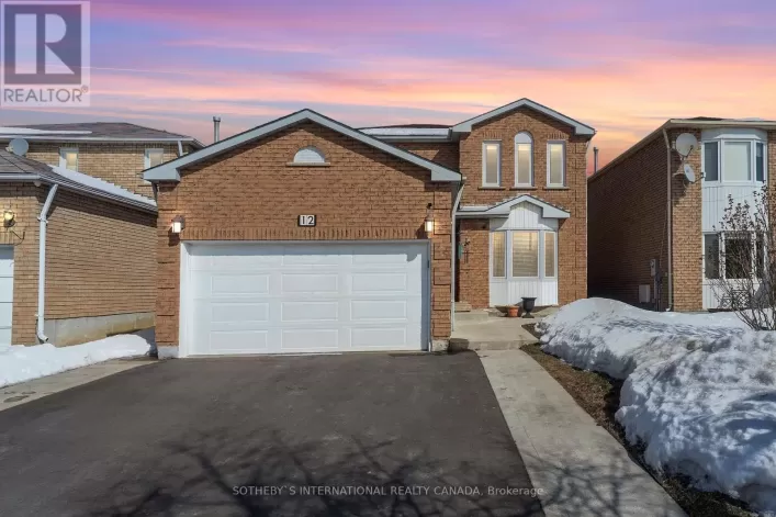 12 DUGGAN DRIVE, Brampton